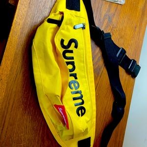 Supreme yellow fanny pack